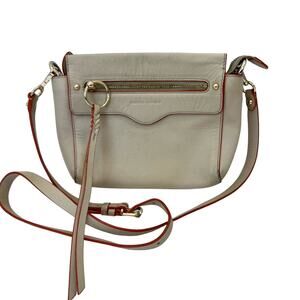 Rebecca Minkoff Gabby Crossbody Bag in Tahini Beige Leather Purse